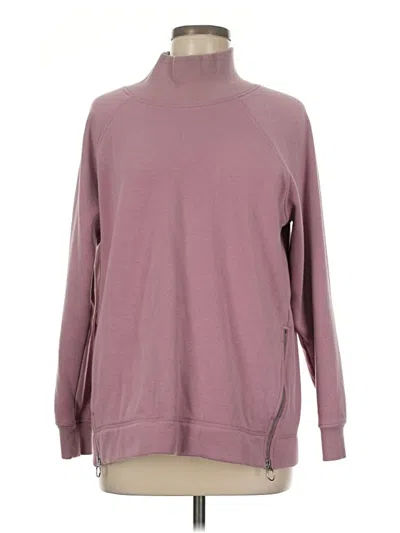 Pre-owned Athleta Turtleneck Sweater In Purple