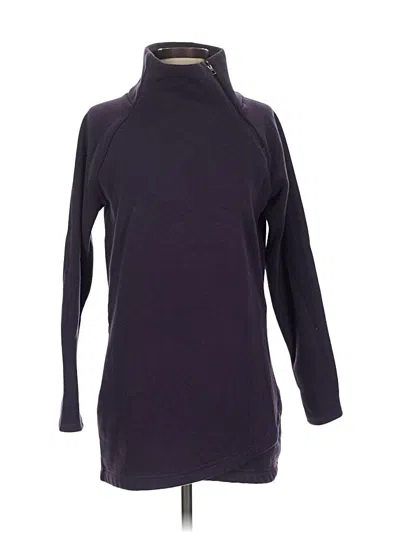 Pre-owned Athleta Turtleneck Sweater In Purple