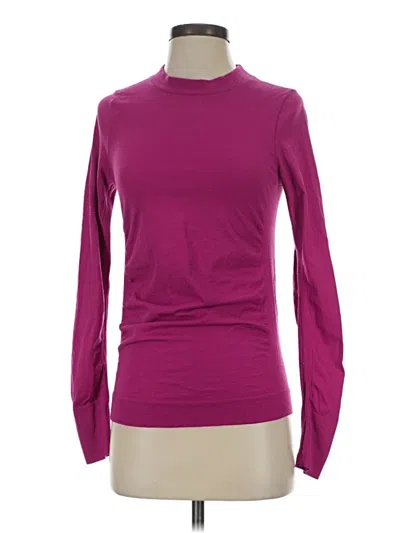 Pre-owned Athleta Turtleneck Sweater In Purple