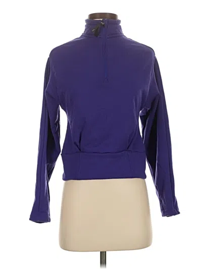Pre-owned Athleta Turtleneck Sweater In Purple