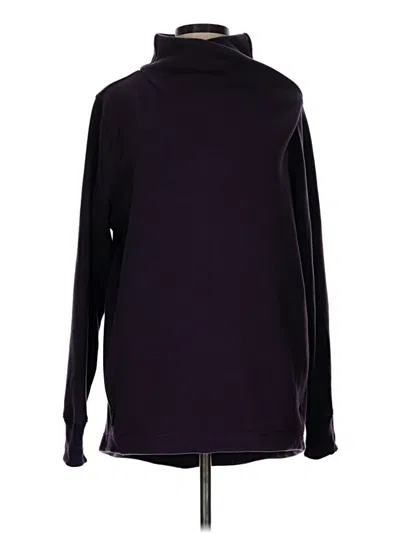 Pre-owned Athleta Turtleneck Sweater In Purple