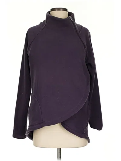 Pre-owned Athleta Turtleneck Sweater In Purple