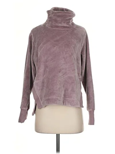 Pre-owned Athleta Turtleneck Sweater In Purple