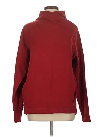 Pre-owned Athleta Turtleneck Sweater In Red