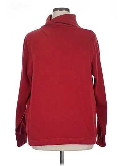 Pre-owned Athleta Turtleneck Sweater In Red
