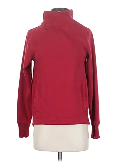 Pre-owned Athleta Turtleneck Sweater In Red