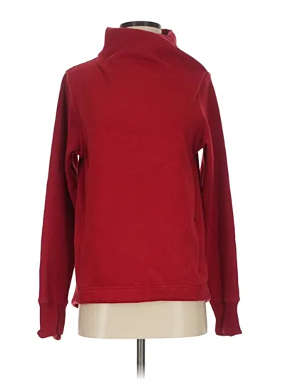 Pre-owned Athleta Turtleneck Sweater In Red