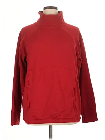 Pre-owned Athleta Turtleneck Sweater In Red