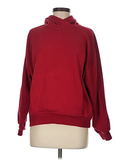 Pre-owned Athleta Turtleneck Sweater In Red