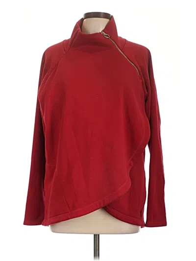 Pre-owned Athleta Turtleneck Sweater In Red