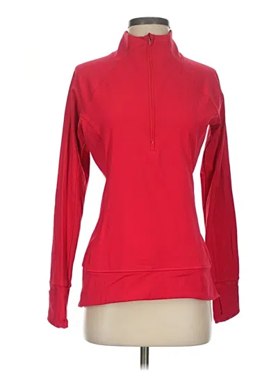 Pre-owned Athleta Turtleneck Sweater In Red