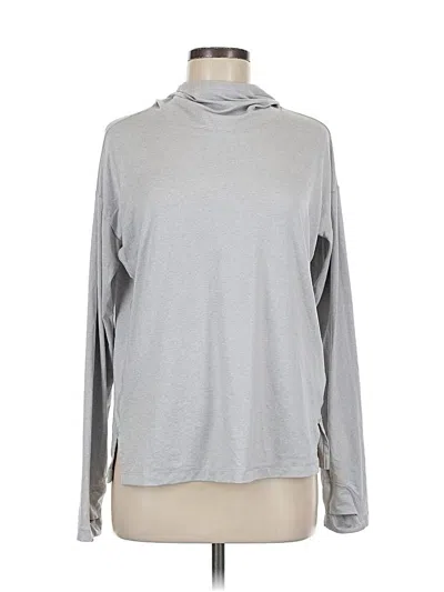 Pre-owned Athleta Turtleneck Sweater In Silver