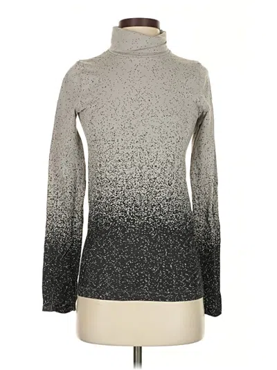 Pre-owned Athleta Turtleneck Sweater In Silver