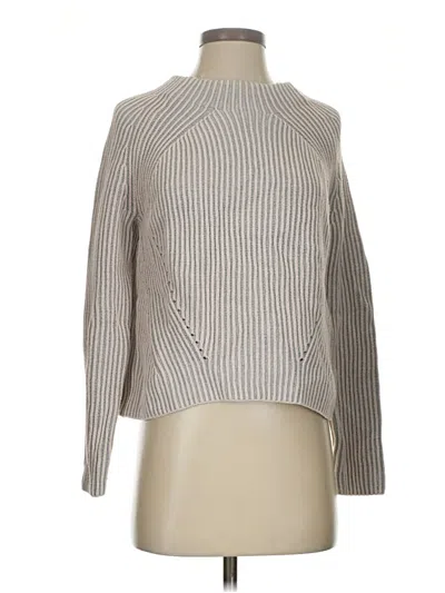 Pre-owned Athleta Turtleneck Sweater In Silver