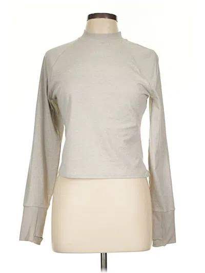 Pre-owned Athleta Turtleneck Sweater In Silver