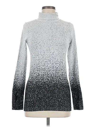 Pre-owned Athleta Turtleneck Sweater In Silver