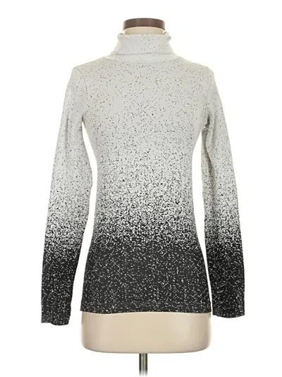 Pre-owned Athleta Turtleneck Sweater In Silver