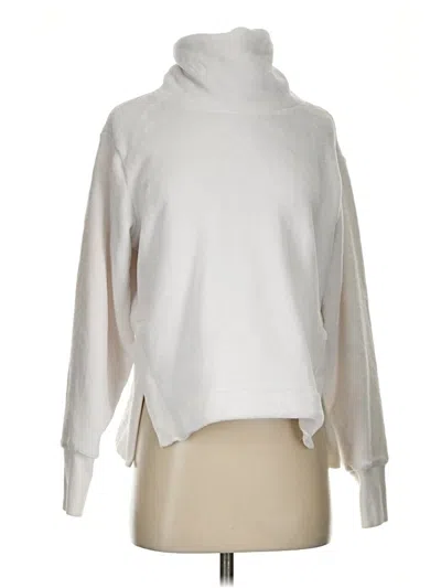 Pre-owned Athleta Turtleneck Sweater In Silver