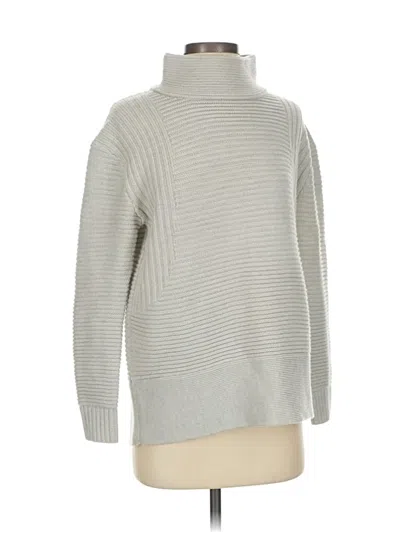 Pre-owned Athleta Turtleneck Sweater In Silver