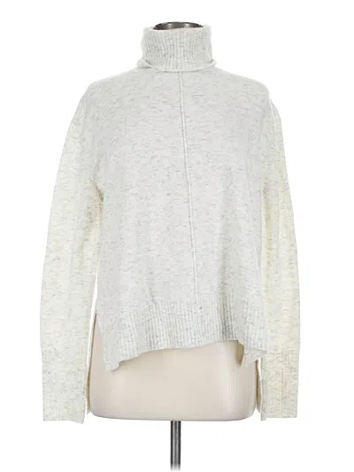 Pre-owned Athleta Turtleneck Sweater In Silver