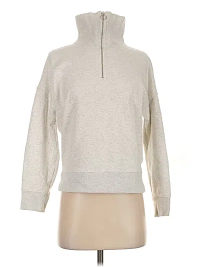 Pre-owned Athleta Turtleneck Sweater In Silver