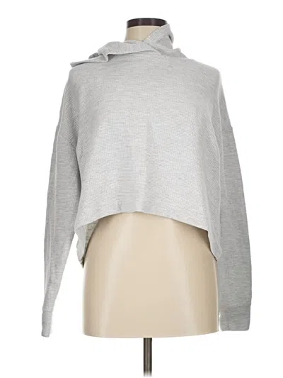 Pre-owned Athleta Turtleneck Sweater In Silver