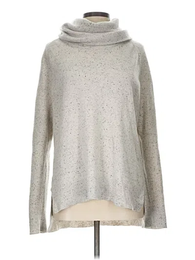Pre-owned Athleta Turtleneck Sweater In Silver