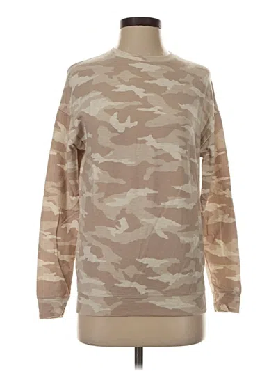 Pre-owned Athleta Turtleneck Sweater In Tan