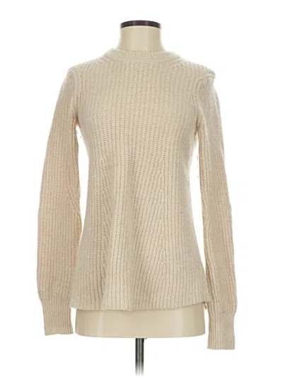 Pre-owned Athleta Turtleneck Sweater In Tan