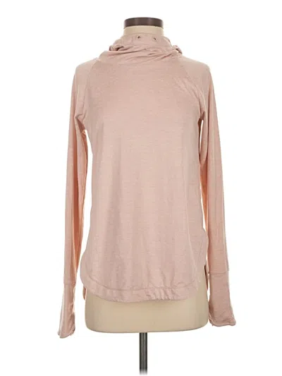 Pre-owned Athleta Turtleneck Sweater In Tan