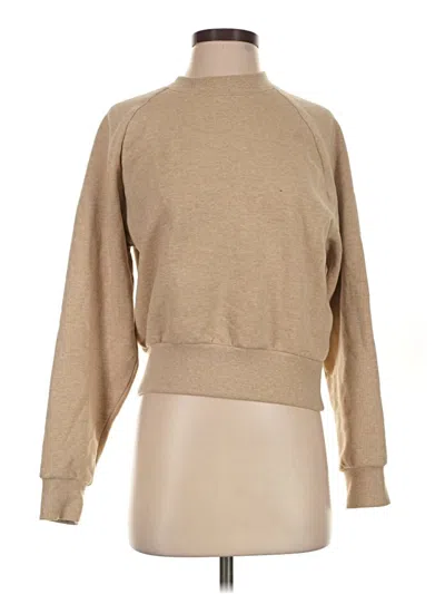 Pre-owned Athleta Turtleneck Sweater In Tan