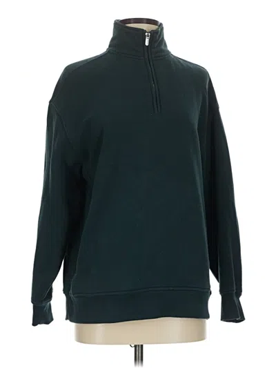 Pre-owned Athleta Turtleneck Sweater In Teal
