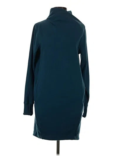 Pre-owned Athleta Turtleneck Sweater In Teal