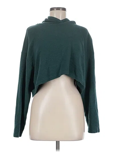 Pre-owned Athleta Turtleneck Sweater In Teal