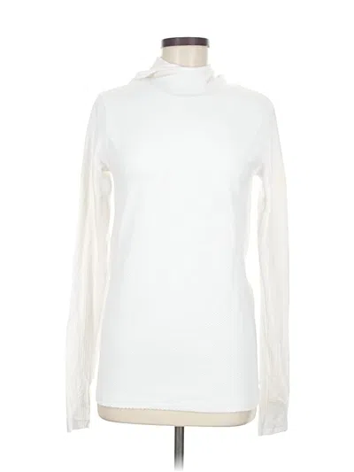 Pre-owned Athleta Turtleneck Sweater In White