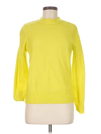 Pre-owned Athleta Turtleneck Sweater In Yellow