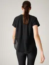 Athleta Ultimate Mesh Tee In Black