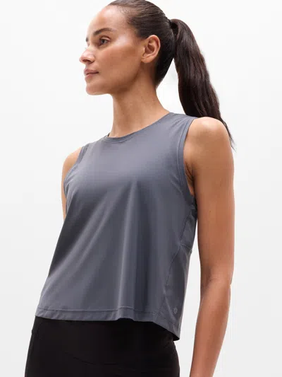 Athleta Ultimate Muscle Tank In Gray