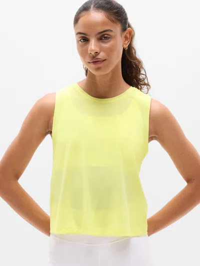 Athleta Ultimate Muscle Tank In Yellow