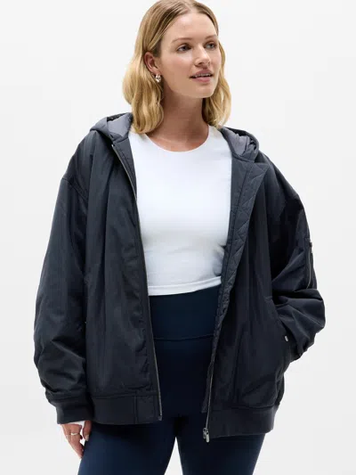 Athleta Upfield Bomber In Black