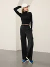 Athleta Brooklyn Heights High Rise Cargo Pant In Black