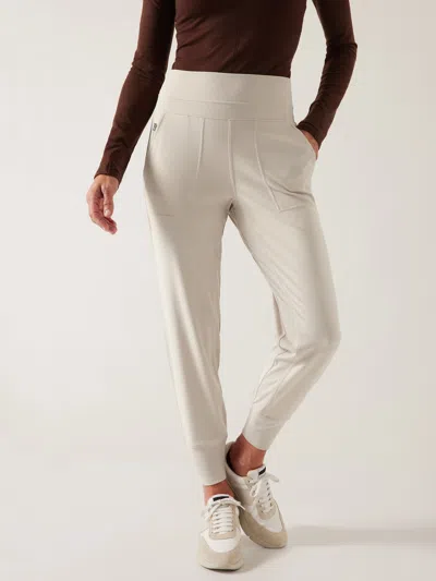 Athleta Venice Mid Rise Jogger In Abalone Grey