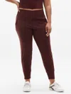 Athleta Venice High Rise Jogger In Burgundy