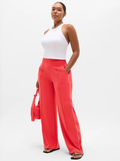 Athleta Venice High Rise Track Stripe Wide Leg Pant