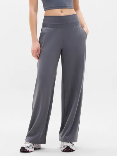 Athleta Venice High Rise Wide Leg Pant In Gray