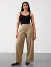 Athleta Venice Mid Rise Wide Leg Pant In Brownstone Beige
