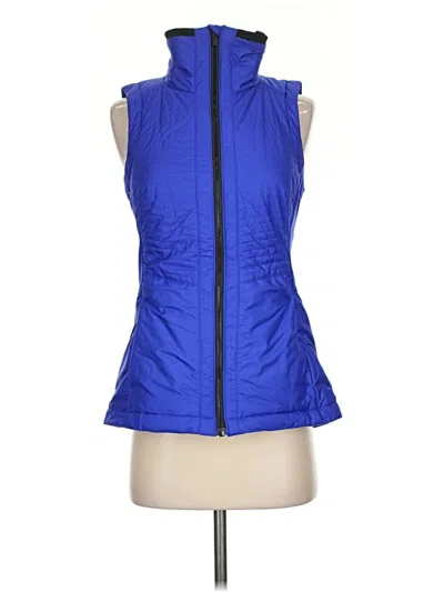Pre-owned Athleta Vest In Blue