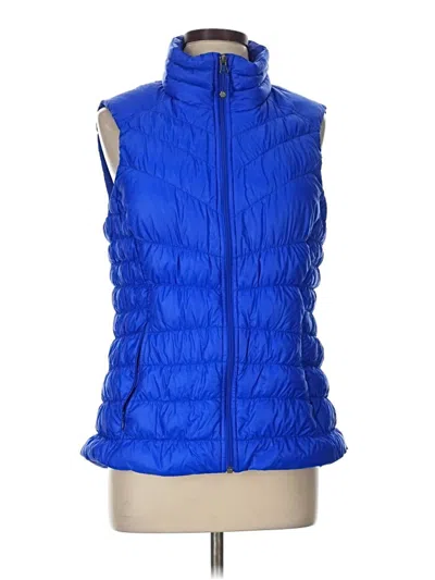 Pre-owned Athleta Vest In Blue