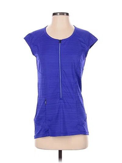 Pre-owned Athleta Vest In Blue