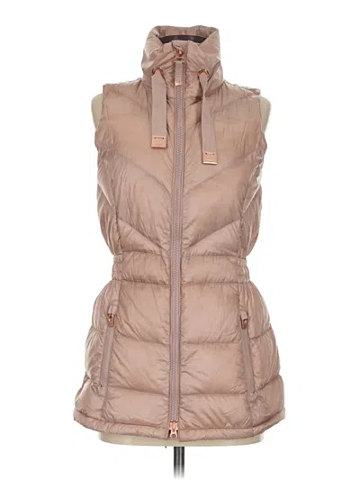 Pre-owned Athleta Vest In Brown